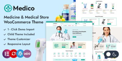 medico medical and healthcare store wordpress theme