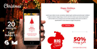 merry x mas email template online emailbuilder 2.1