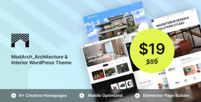 modarch architecture interior wordpress theme