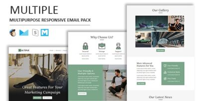 multiple responsive email template