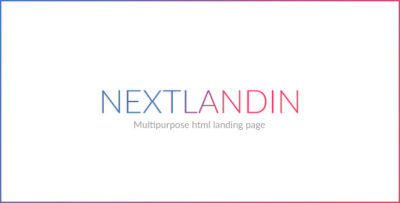next multipurpose landing page