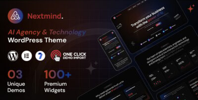 nextmind ai agency technology wordpress theme