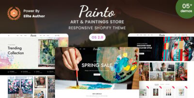 painto art paintings store shopify 2.0 theme