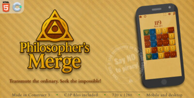 philosophers merge html5 casual game