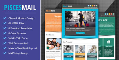 piscesmail email newsletter template