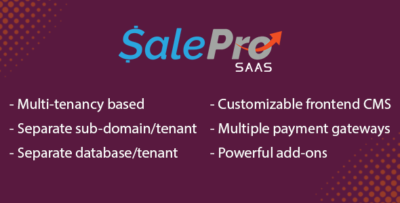 pos saas add on for salepro – multi tenant inventory billing module
