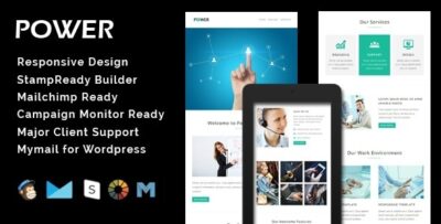 power multipurpose responsive email template