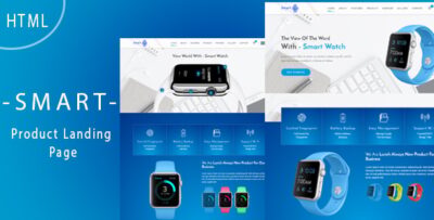 product landing page html template