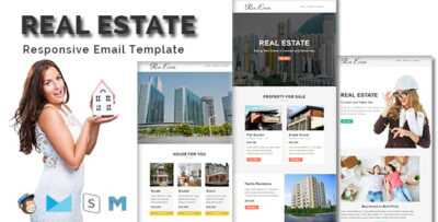real estate multipurpose responsive email template