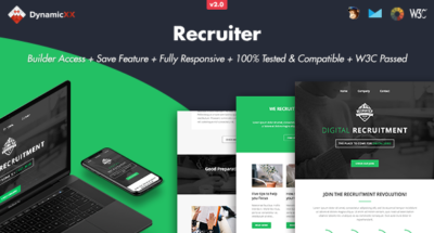 recruiter responsive email online builder