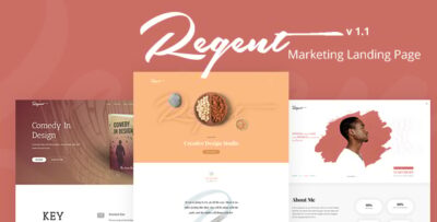 regent multipurpose marketing html landing page