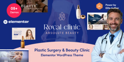 royal clinic plastic surgery beauty clinic wordpress theme
