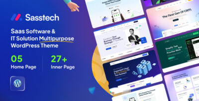 sasstech – saas software it solution multipurpose wordpress theme