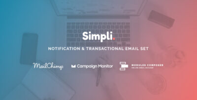 simpli notification transactional email templates