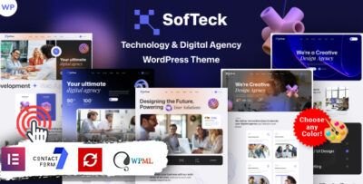 softeck technology digital agency wordpress theme