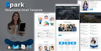 spark multipurpose responsive email template