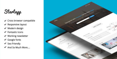 startapp responsive landing page template