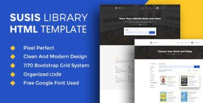 susis library book showcase html5 template 1