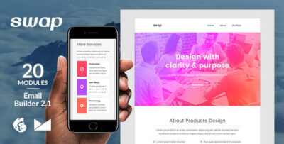 swap email template online emailbuilder 2.1