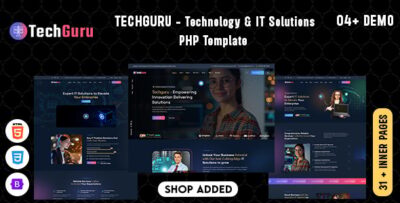 techguru technology it solutions php template