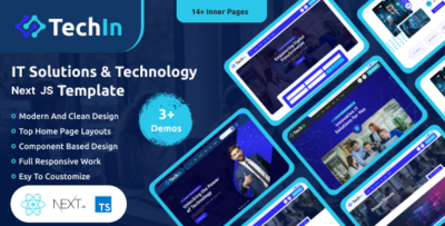 techin it solution technology next js template
