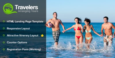 travelers landing page