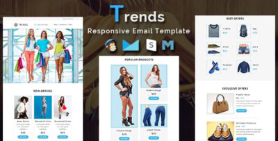 trends responsive email template