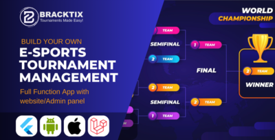 ultimate e sports tournament management app flutter complete solution