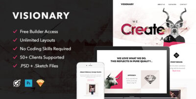 visionary responsive email themebuilder access
