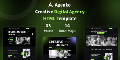 agenko creative digital agency html template