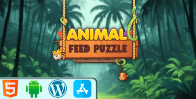 animal feed puzzle html5 construct3 game