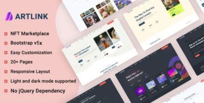 artlink nft marketplace template