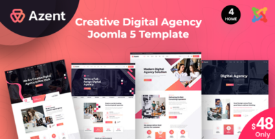azent joomla 5 creative digital agency template