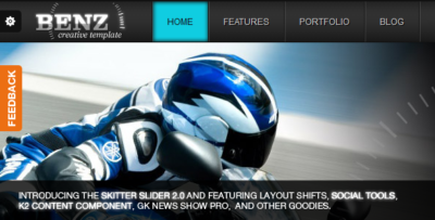 benz creative template for joomla