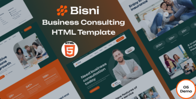 bisni business consulting html template
