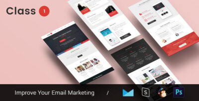 class one multipurpose responsive email template builder