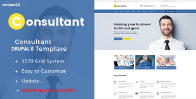 consultant multipurpose corporate drupal 9 template