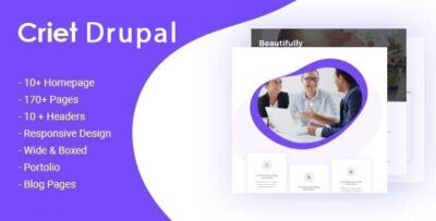 criet responsive multipurpose drupal 10 theme