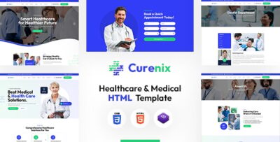 curenix healthcare medical html template