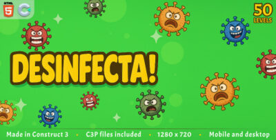 desinfecta html5 casual game