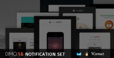 dimo 16 email notification template set online access