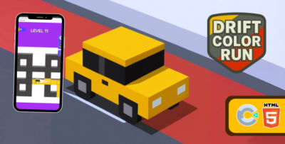 drift color run html5 game c3p