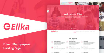 elika multipurpose landing page