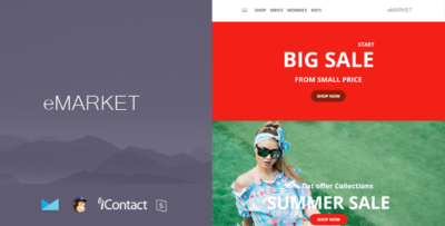 emarket mail responsive e mail template online access