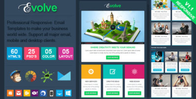 evolve professional responsive email template