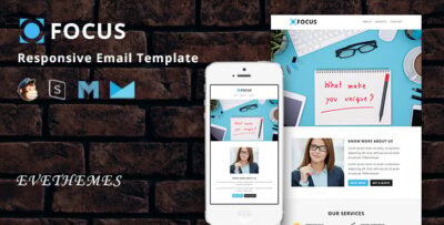 focus responsive email template