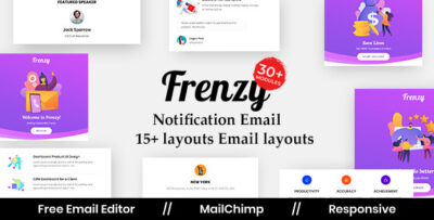 frenzy notification transactional email templates set