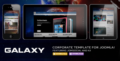 galaxy corporate template for joomla
