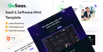 gosaas saas software startup template