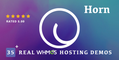horn whmcs dashboard hosting theme